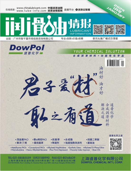 潤(rùn)滑油情報(bào)雜志2024年01月刊